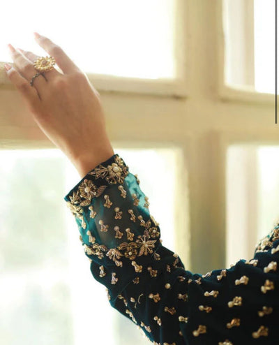 AFROZEH -WINTER 3pc LUXURY VELVET DF-2212