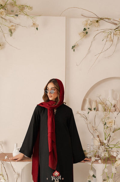 MARIA.B -3PC UNSTITCHED DHANAK EMBROIDERED SUIT DF-5007