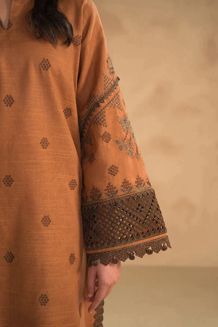 CHARIZMA -3PC DHANAK EMBROIDERED SUIT DF-1735
