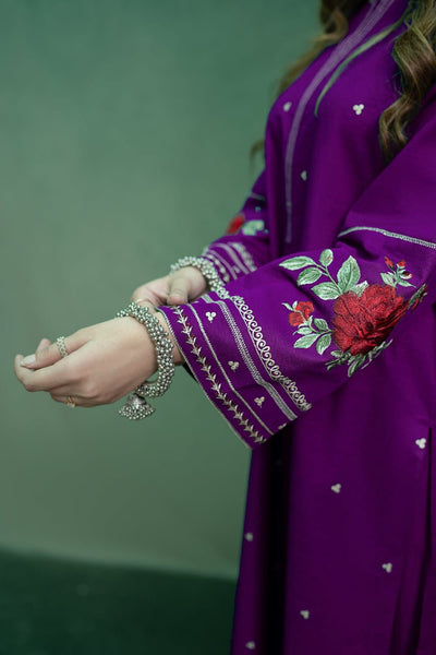 URGE -2PC UNSTICHED DHANAK EMBROIDERED SUIT DF-251