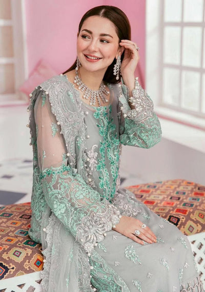 ELAAF  -WINTER 3PC LUXURY CHIFFON   DF-111