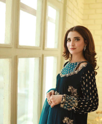 AFROZEH -WINTER 3pc LUXURY VELVET DF-2212