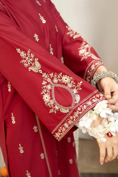 URGE -3PC DHANAK EMBROIDERED SUIT DF-4572