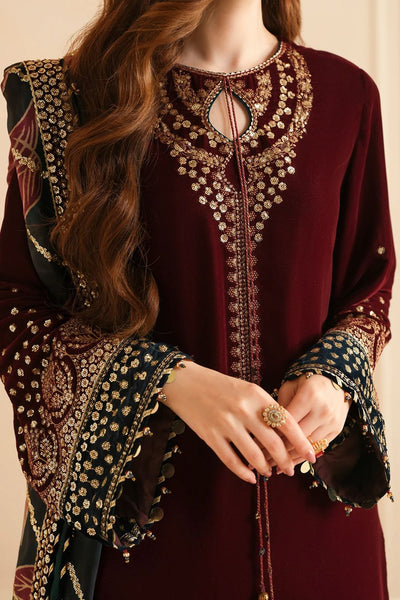 JAZMIN -WINTER 3pc LUXURY VELVET DF-4523