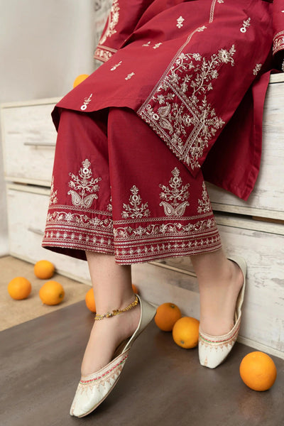 URGE -3PC DHANAK EMBROIDERED SUIT DF-4572