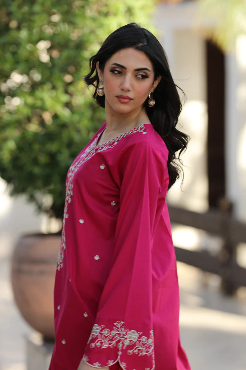 URGE -2PC UNSTITCHED DHANAK EMBROIDERED SUIT DF-678