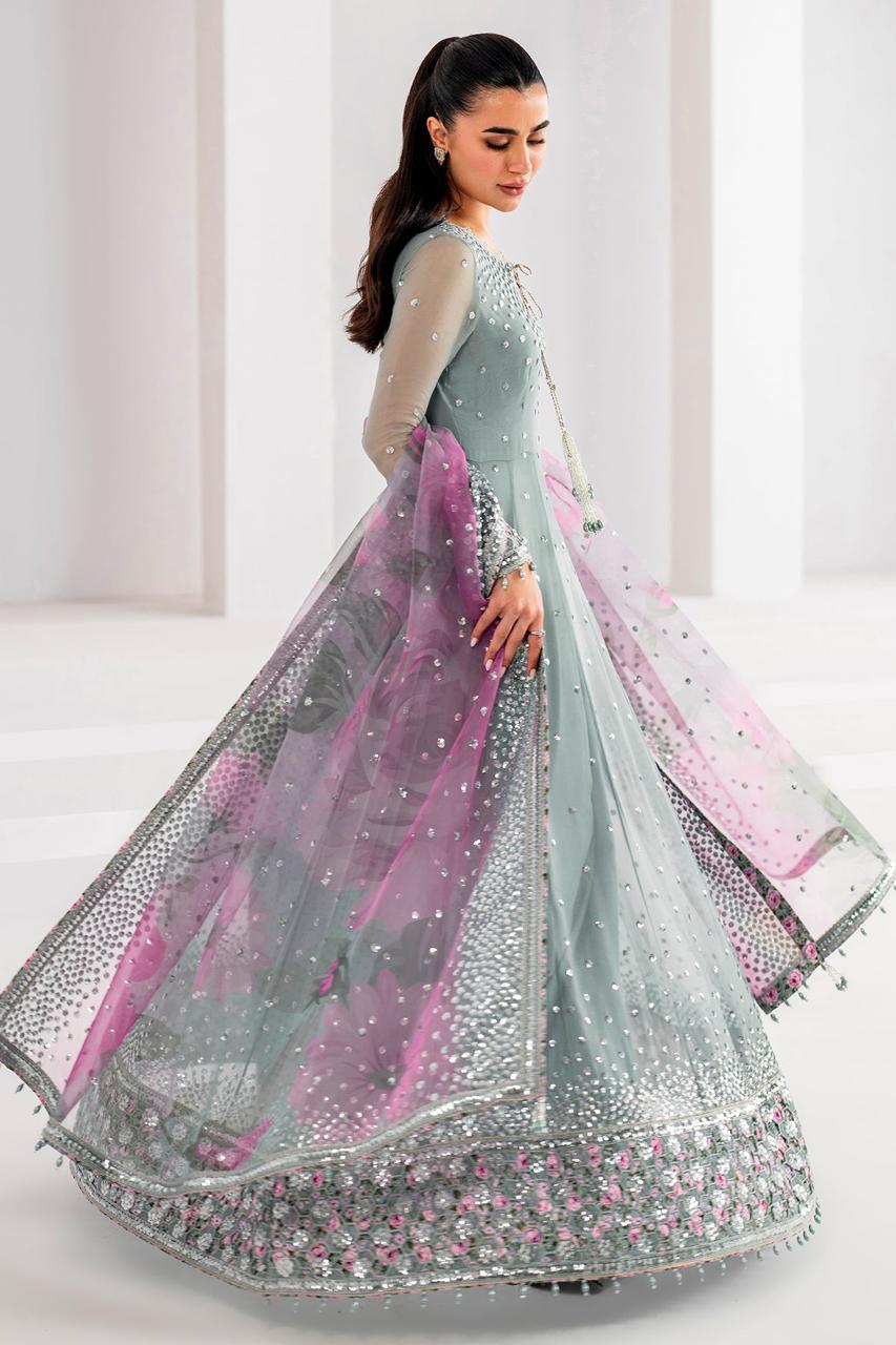 JAZMIN -3pc UNSTITCHED EXCLUSIVE CHIFFON COLLECTION UNSTITCHED