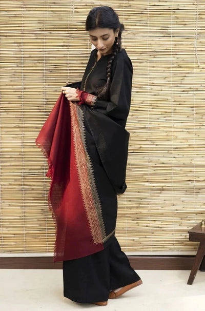 DYOT -3PC DHANAK EMBROIDERED SUIT DF-5629