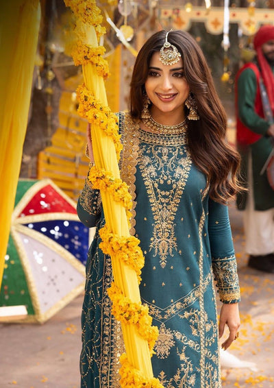 ASIM JOFA -WINTER 3PC LUXURY CHIFFON   DF-109