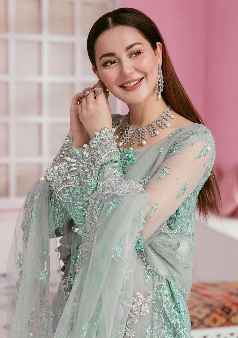 ELAAF  -WINTER 3PC LUXURY CHIFFON   DF-111