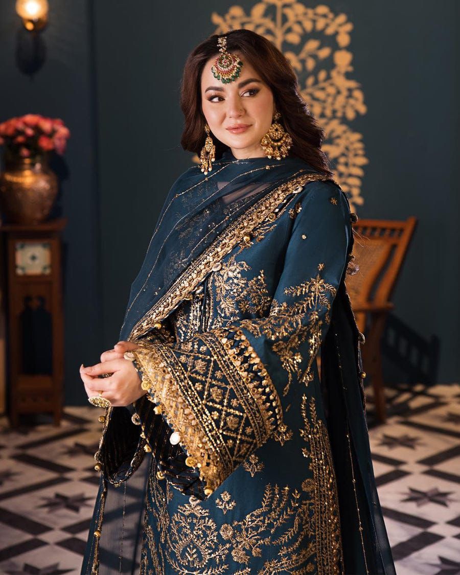 ASIM JOFA -WINTER 3PC LUXURY CHIFFON   DF-108