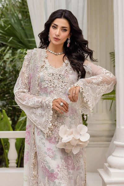 MARIA B  -WINTER 3PC LUXURY CHIFFON   DF-113