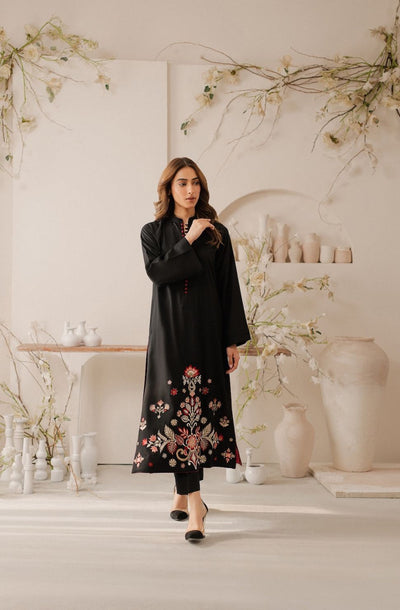 MARIA.B -3PC UNSTITCHED DHANAK EMBROIDERED SUIT DF-5007