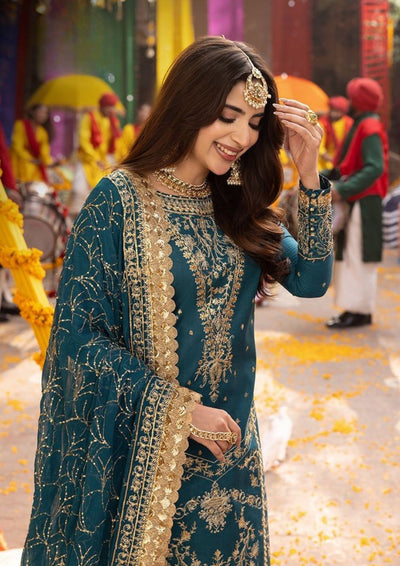 ASIM JOFA -WINTER 3PC LUXURY CHIFFON   DF-109