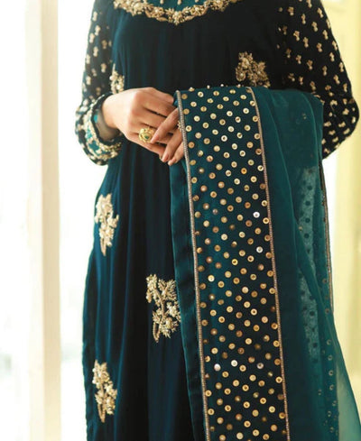 AFROZEH -WINTER 3pc LUXURY VELVET DF-2212