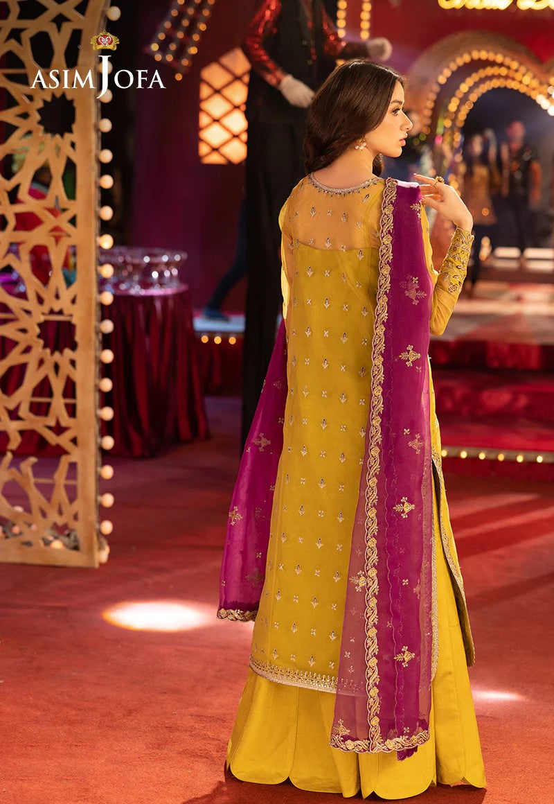 ASIM JOFA  -WINTER 3PC LUXURY CHIFFON   DF-112