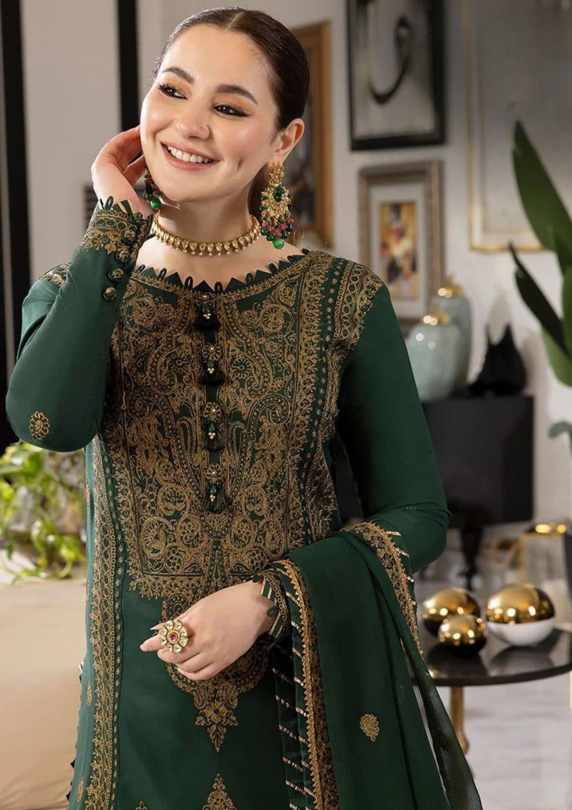 ASIM JOFA -WINTER 3PC LUXURY CHIFFON   DF-110
