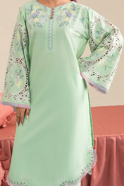 VANIYA -2PC UNSTICHED DHANAK EMBROIDERED SUIT DF-111