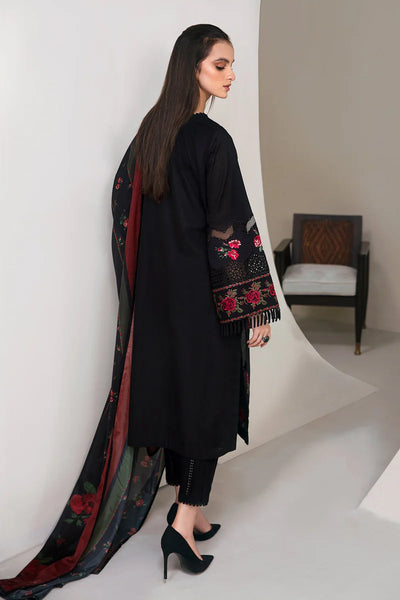 BAROQUE -3PC UNSTITCHED DHANAK EMBROIDERED SUIT DF-5623