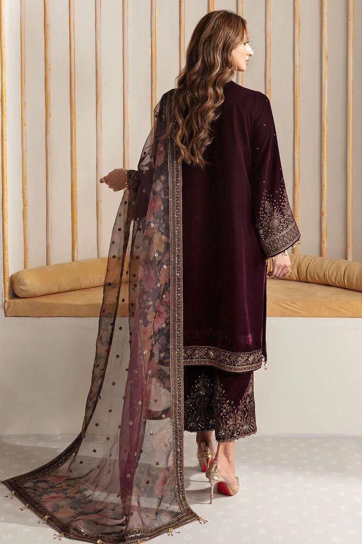 JAZMIN -WINTER 3PC LUXURY VELVET DF-105