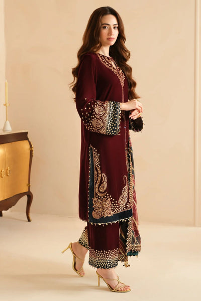 JAZMIN -WINTER 3pc LUXURY VELVET DF-4523
