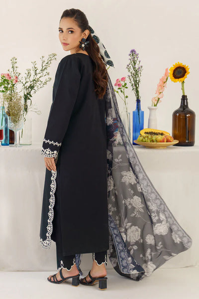 URGE-3PC DHANAK EMBROIDERED SUIT DF-5834