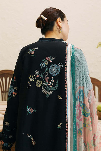 COCO by Zara Shahjahan-3PC DHANAK EMBROIDERED SUIT DF-2534