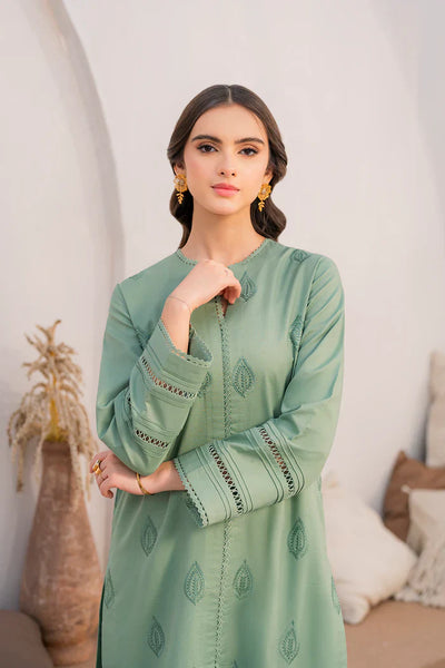 JAZMIN -3PC UNSTITCHED DHANAK EMBROIDERED SUIT DF-1592