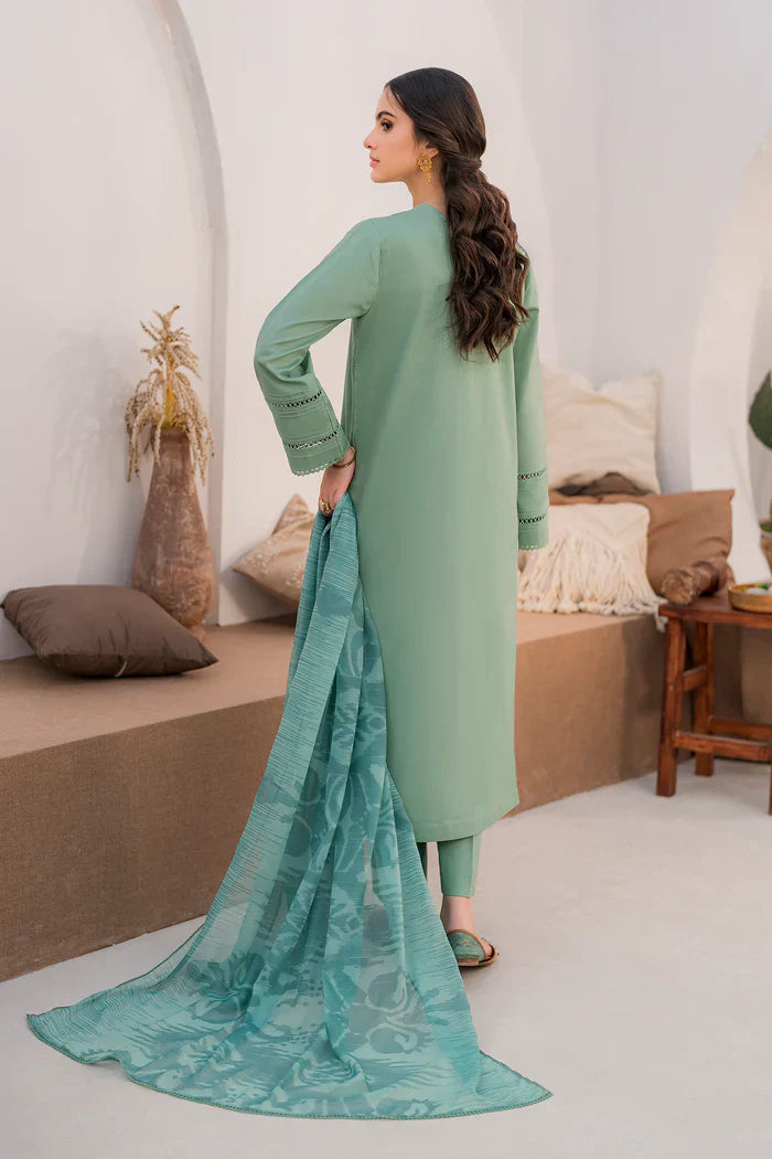 JAZMIN -3PC UNSTITCHED DHANAK EMBROIDERED SUIT DF-1592