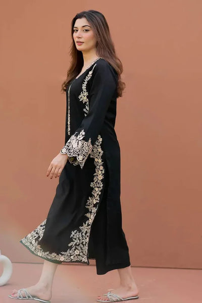 AISLING -2PC UNSTITCHED DHANAK EMBROIDERED SUIT DF-198