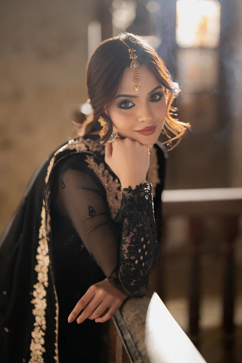 AZURE -3pc Chiffon Embroidered Unstitched Collection