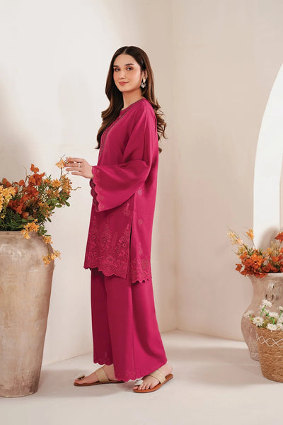 SAPPHIRE -3PC DHANAK EMBROIDERED SHIRT DF-4690