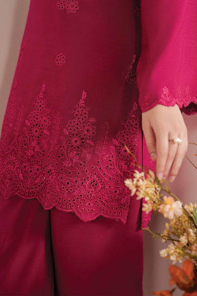 SAPPHIRE -3PC DHANAK EMBROIDERED SHIRT DF-4690