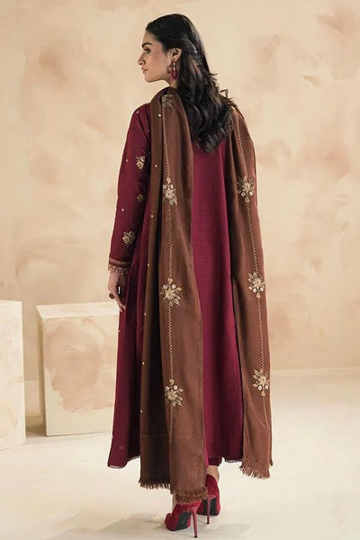 BAROQUE – Dhanak 3PC Embroidered Suit DF-5530