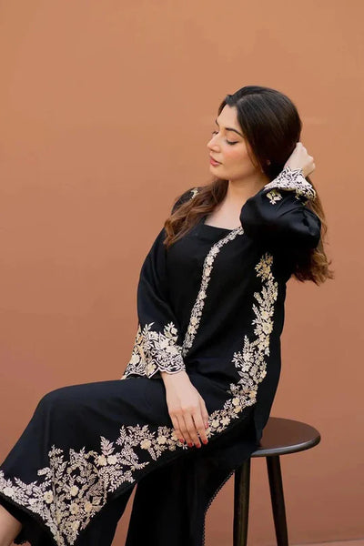 AISLING -2PC UNSTITCHED DHANAK EMBROIDERED SUIT DF-198