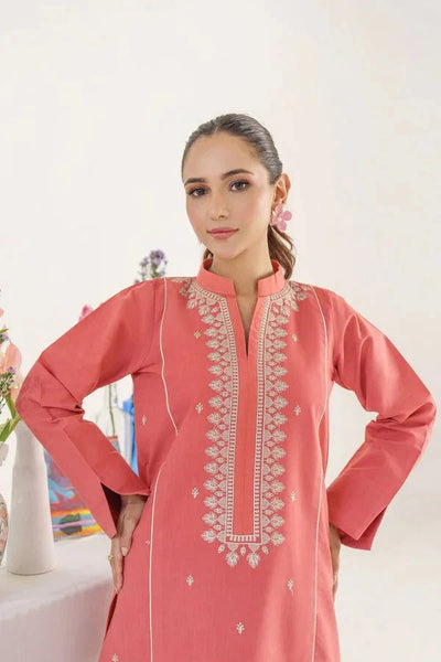 URGE -3PC UNSTITCHED DHANAK EMBROIDERED SUIT DF-2145