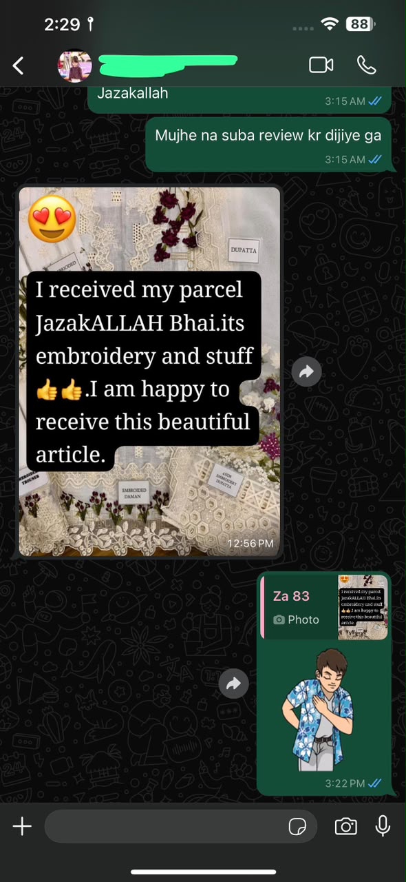 Customer review