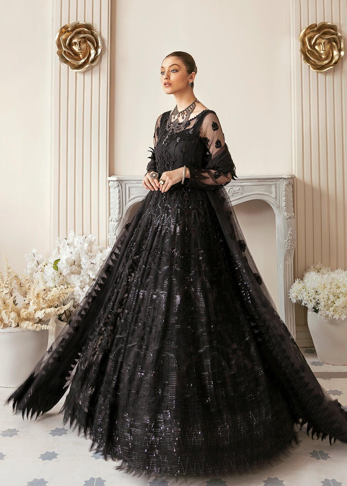 AKBER ASLAM -3pc Unstiched Embroidered Maxi Wedding Collection