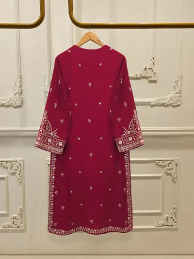 AGHA NOOR -3pc Unstitched Chiffon Embroidered Suit DF-1992