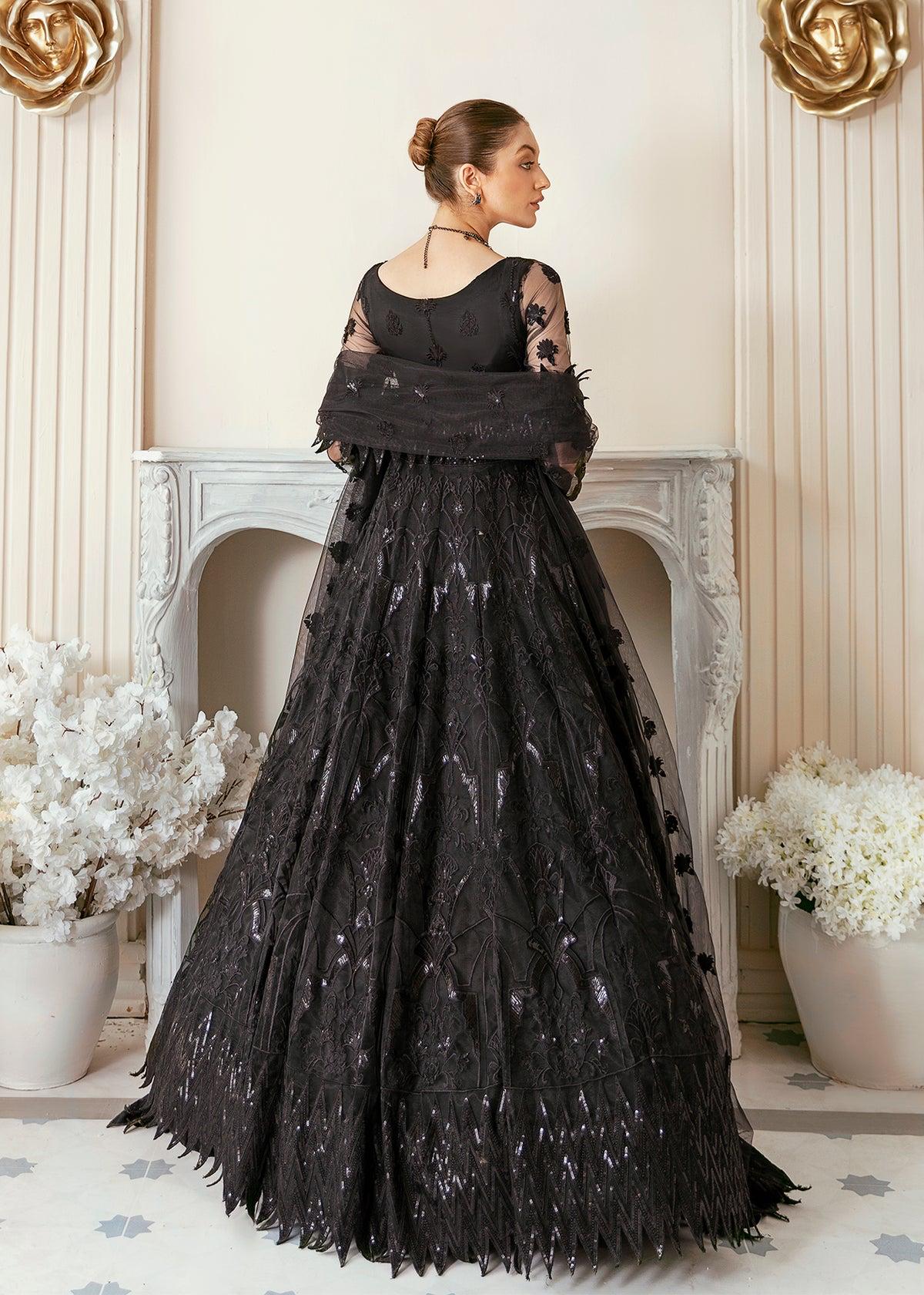 AKBER ASLAM -3pc Unstiched Embroidered Maxi Wedding Collection