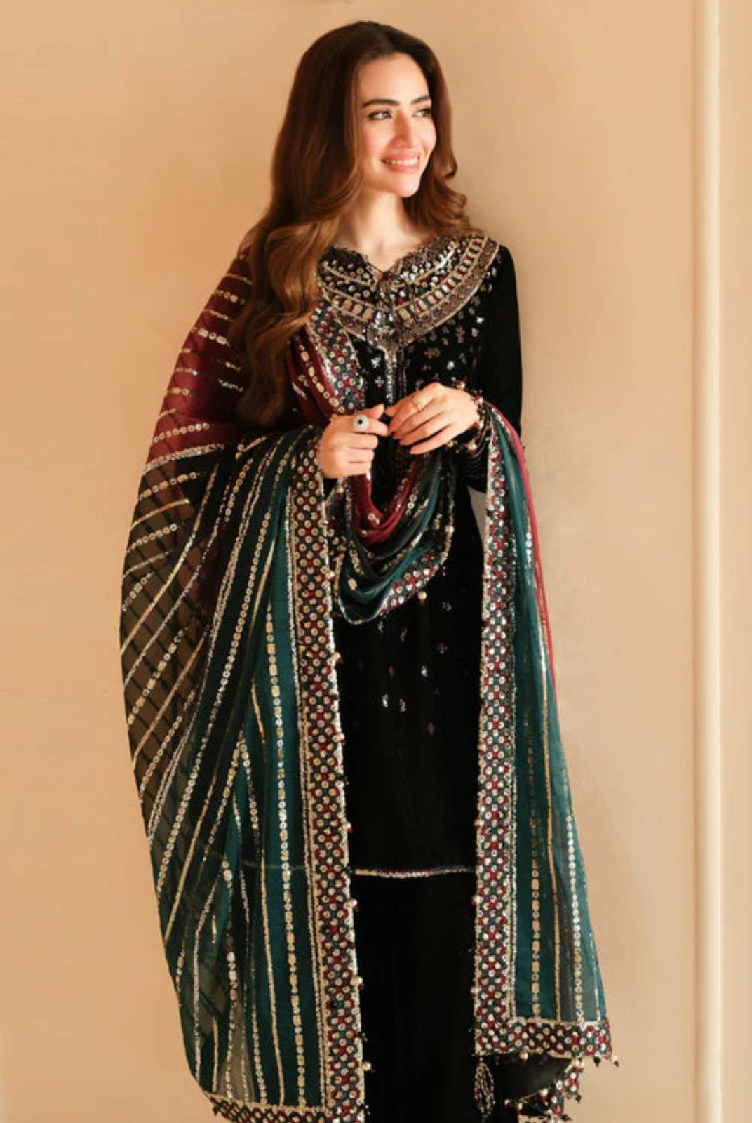 JAZMIN -WINTER 3pc LUXURY VELVET DF-3564
