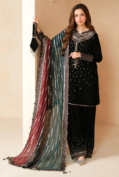 JAZMIN -WINTER 3pc LUXURY VELVET DF-3564