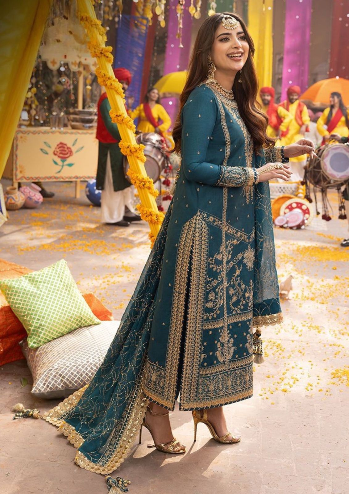ASIM JOFA -WINTER 3PC LUXURY CHIFFON   DF-109