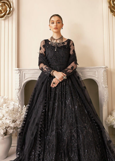 AKBER ASLAM -3pc Unstiched Embroidered Maxi Wedding Collection