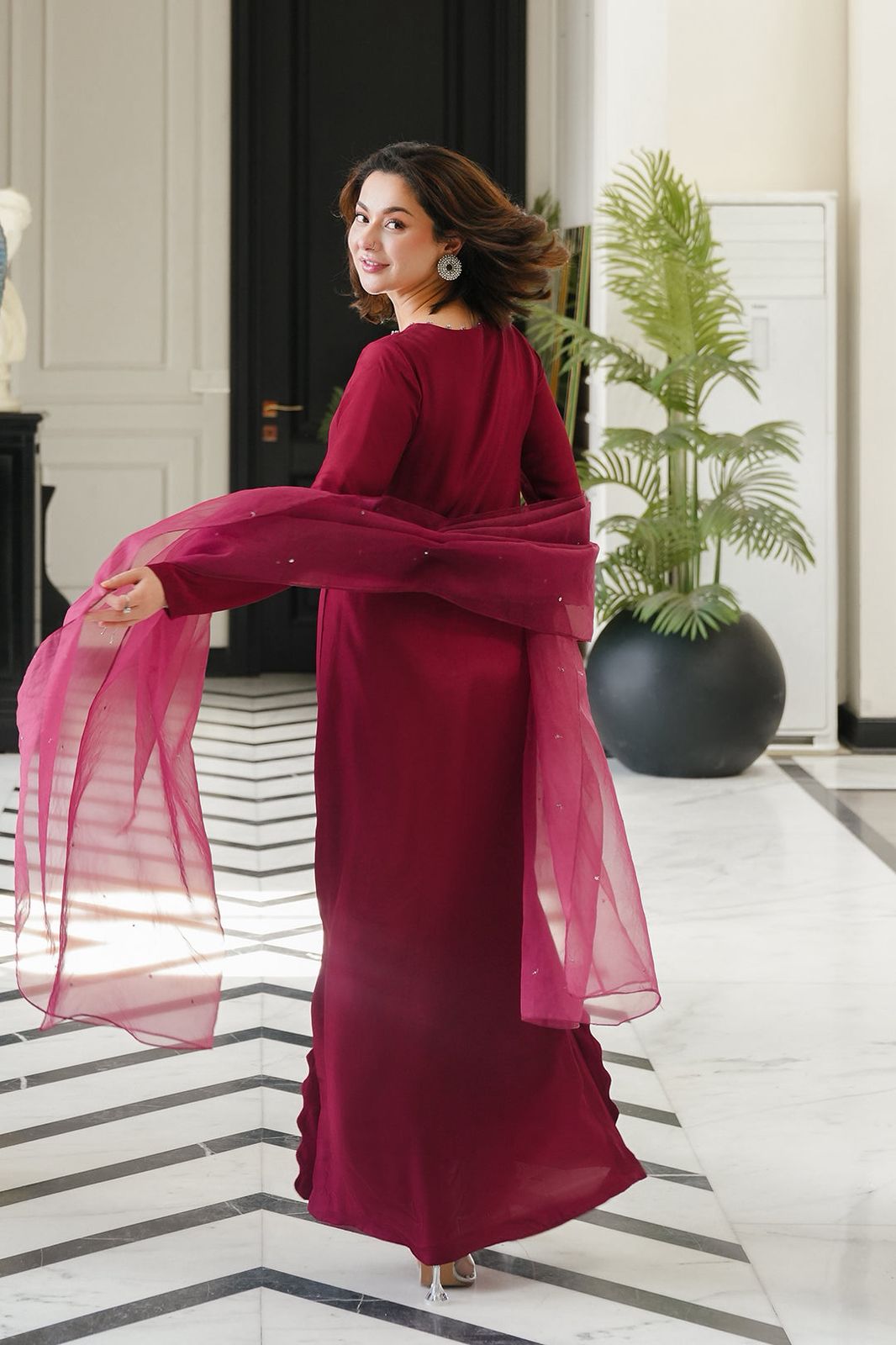 LULUSAR -3PC UNSTITCHED SHAMOOZ SILK EMBROIDERED SUIT DF-751