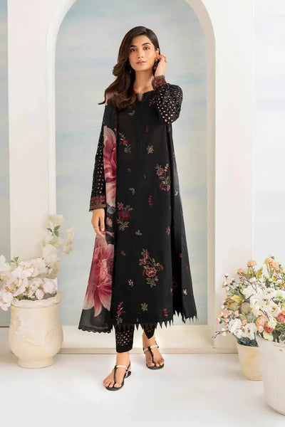 IZNIK- 3PC DHANAK EMBROIDERED SUIT DF-5623
