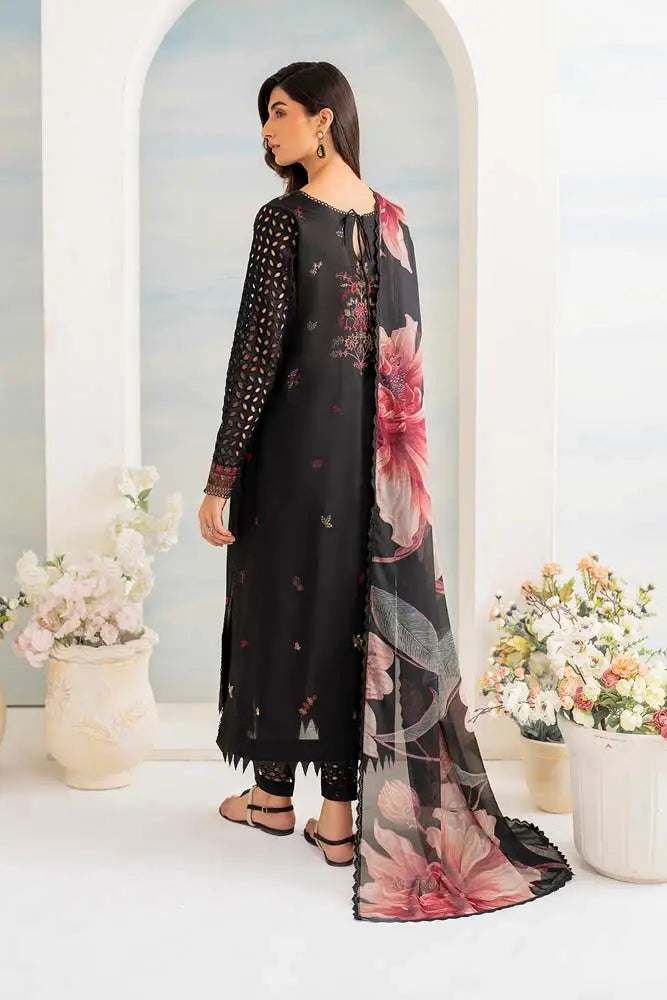IZNIK- 3PC DHANAK EMBROIDERED SUIT DF-5623